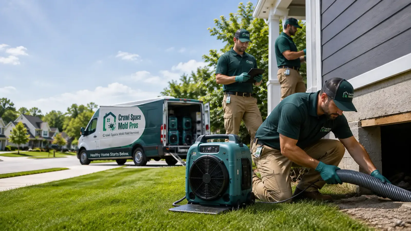 Crawl Space Mold Removal in Rice Lake, WI